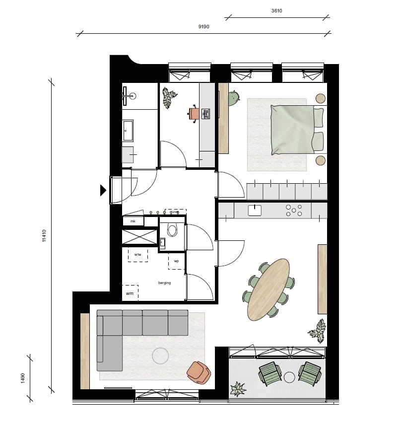 Foto 8 van Bredius (Bouwnr. 43)