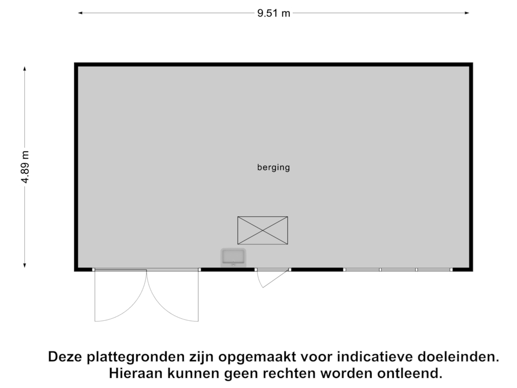 Bekijk plattegrond van Berging van Muldersweg 22