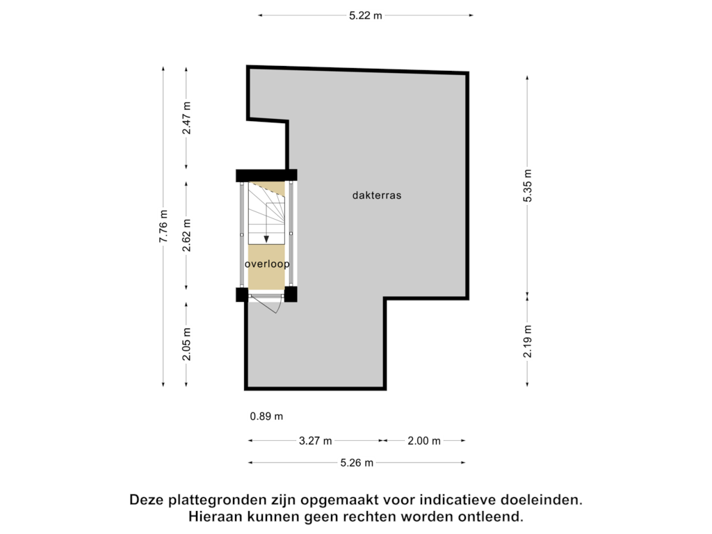 View floorplan of 5e verdieping of Scheepstimmermanslaan 31-A04