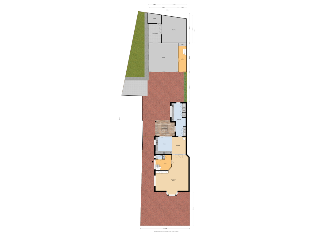 Bekijk plattegrond van Situatie van Dorpsstraat 140-A