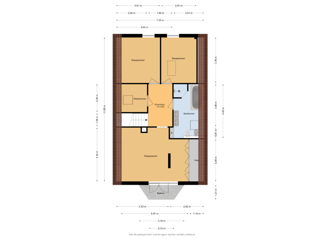 Bekijk plattegrond van 1e Verdieping van Dorpsstraat 140-A