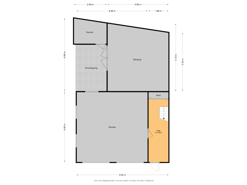 Bekijk plattegrond van Garage- Begane Grond van Dorpsstraat 140-A