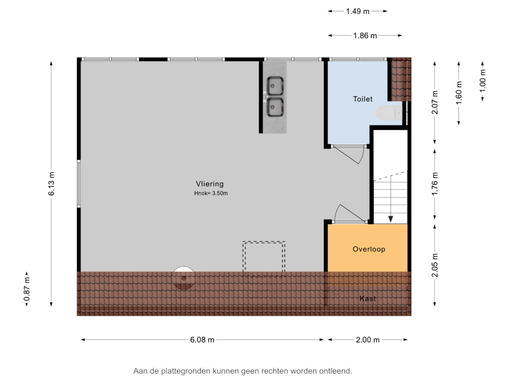 Bekijk plattegrond van Garage- 1e Verdieping van Dorpsstraat 140-A