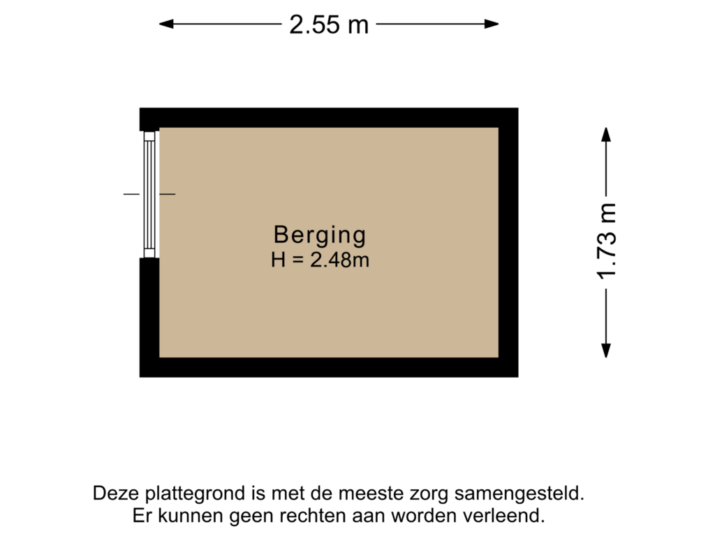 Bekijk plattegrond van Berging van Ritsaert 11