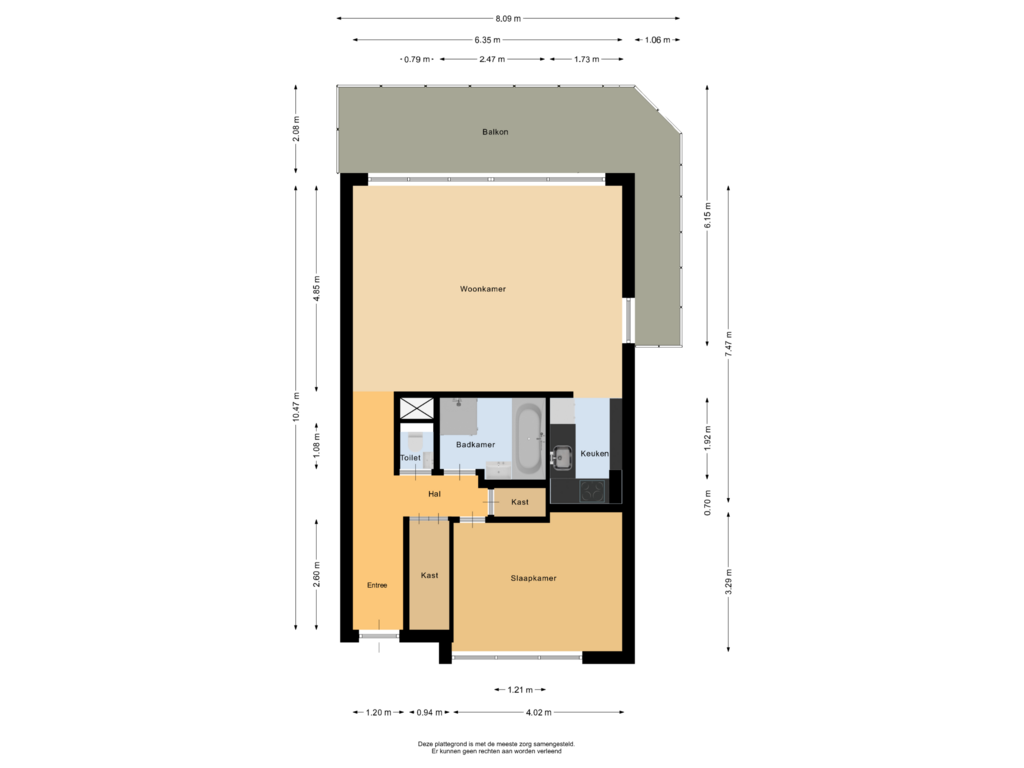 Bekijk plattegrond van Appartement van Ritsaert 11