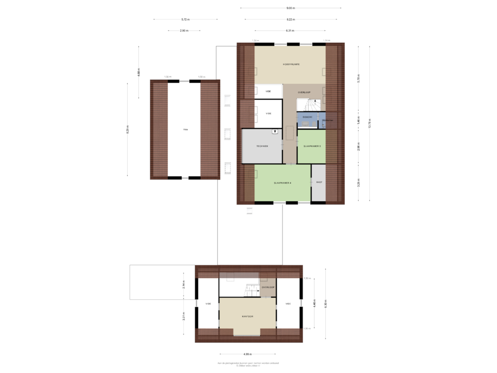 View floorplan of Eerste Verdieping of Hegedyk 10