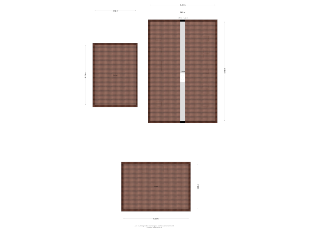 View floorplan of Tweede verdieping of Hegedyk 10