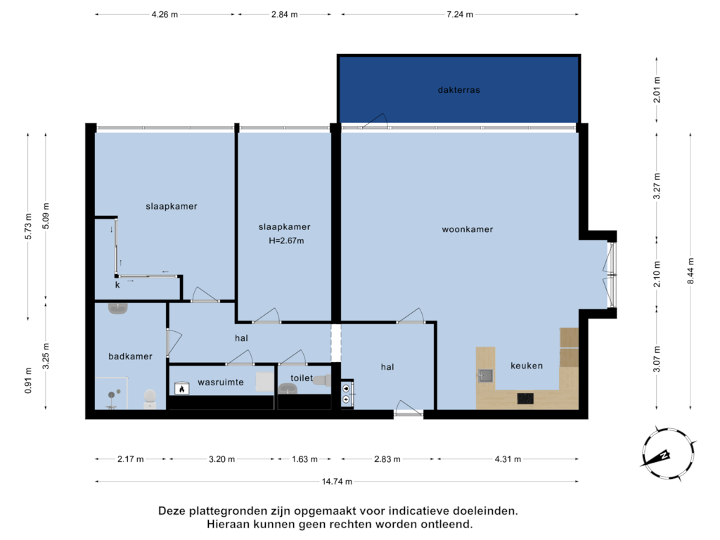 Bekijk plattegrond van Appartement van De Werf 42