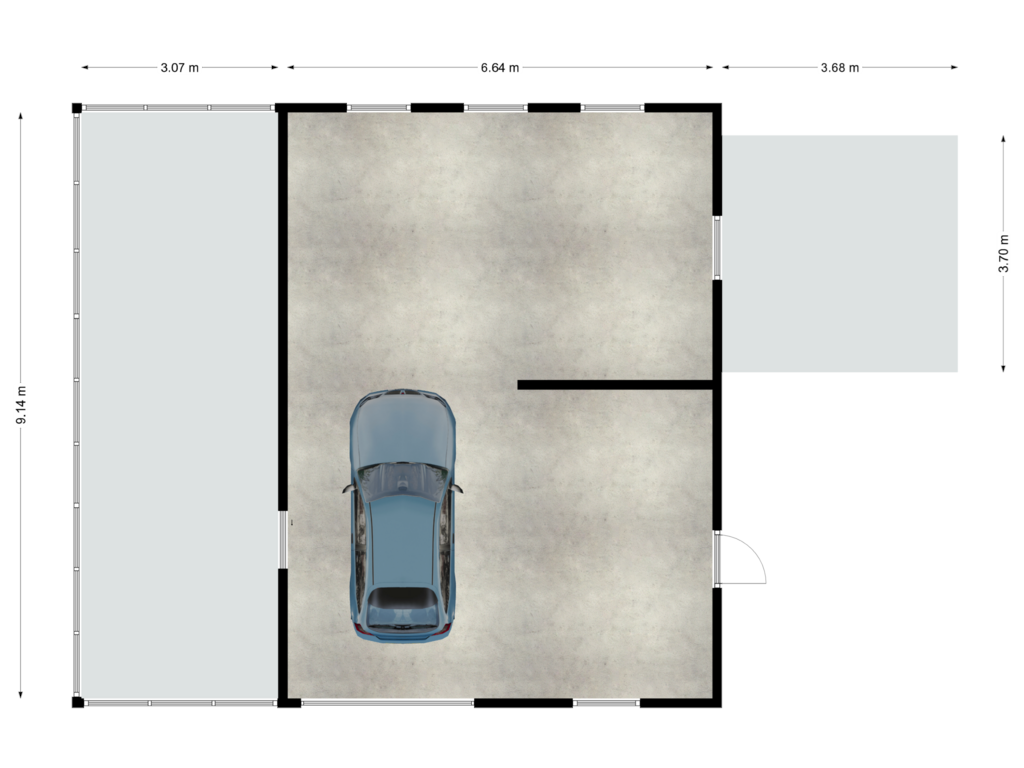 Bekijk plattegrond van Garage van Karstraat 56