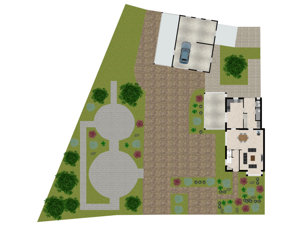 Bekijk plattegrond van Situatie van Karstraat 56