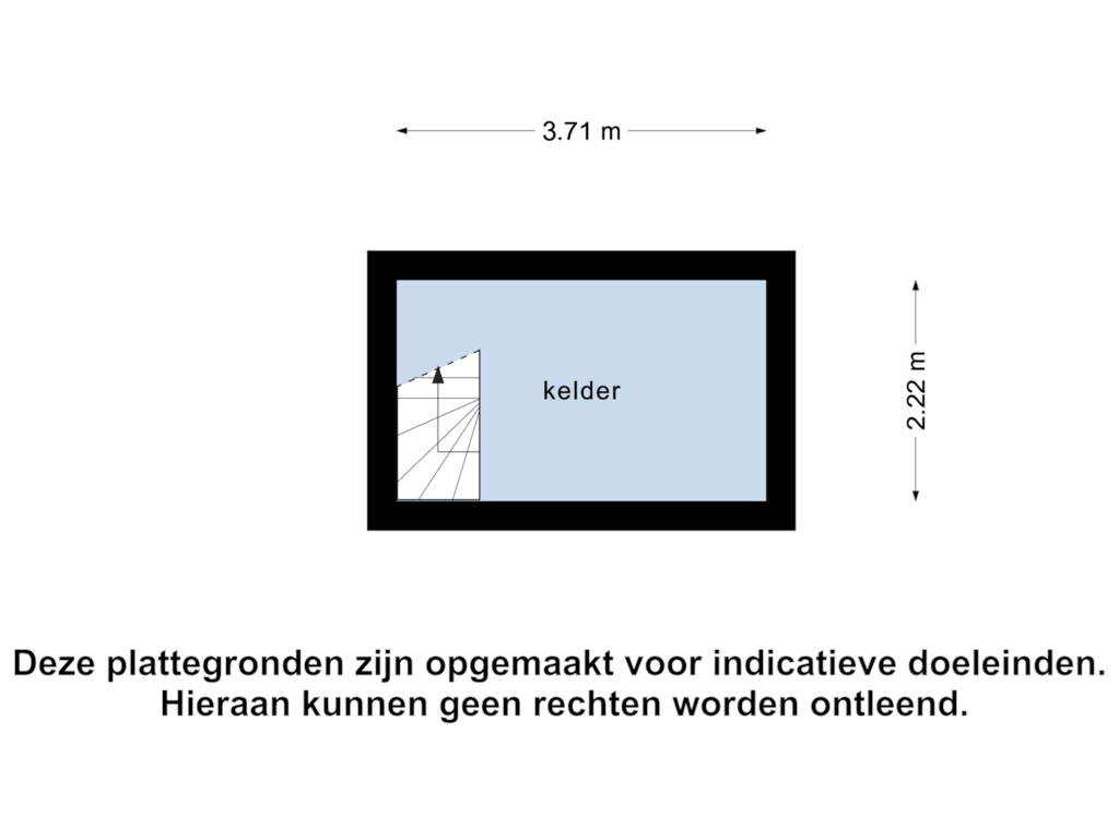 Bekijk plattegrond van Kelder van Groenevelt 29