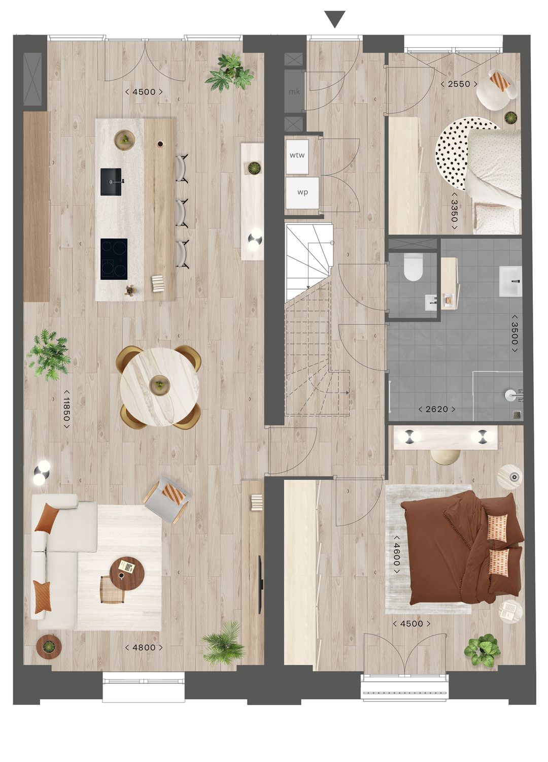 Foto 2 van Maisonnettes (Bouwnr. 13 Type M)