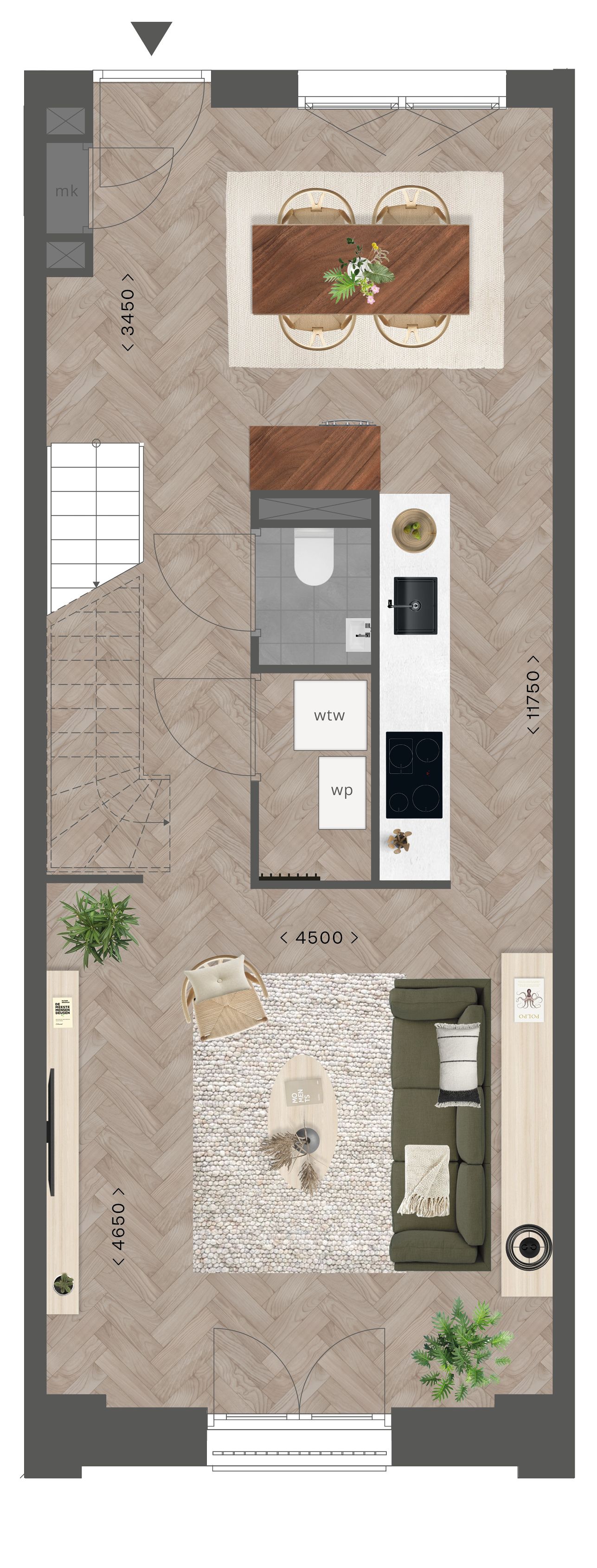 Foto 5 van Maisonnettes (Bouwnr. 16 Type H)