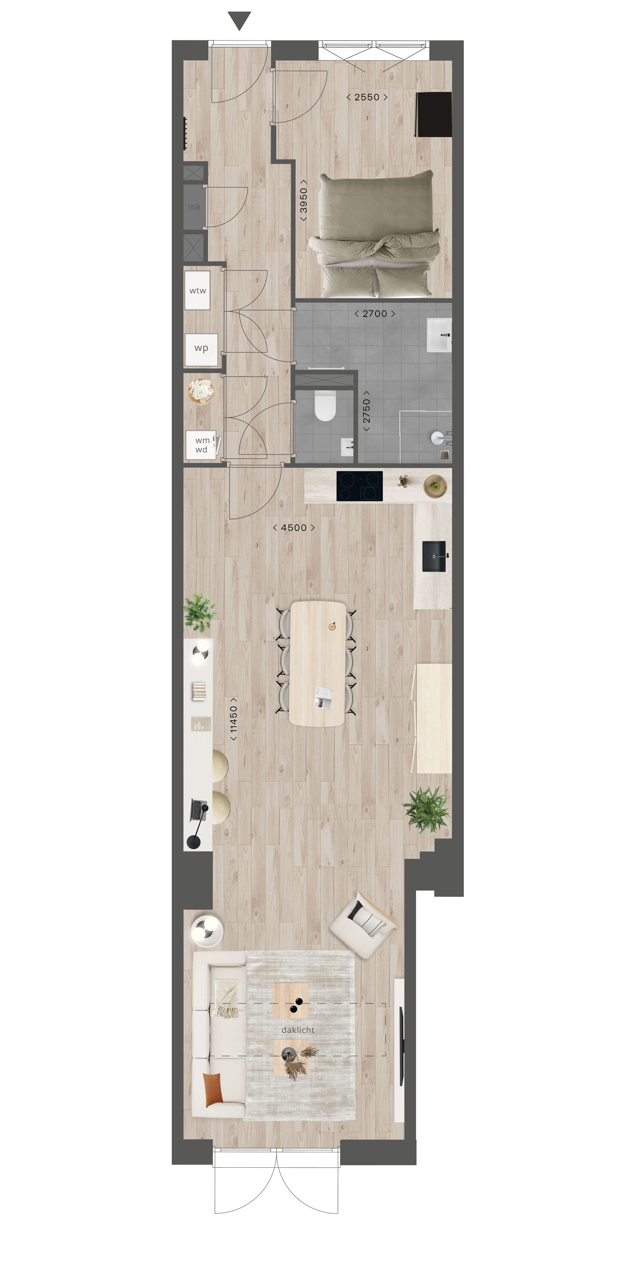 Appartementen (Bouwnr. 6 Type E)