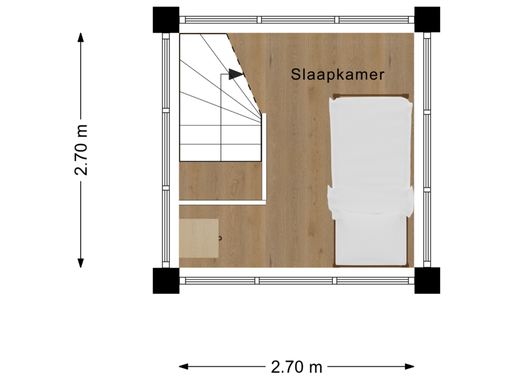 View floorplan of 2e Verdieping of 't Hoge Duyn 4