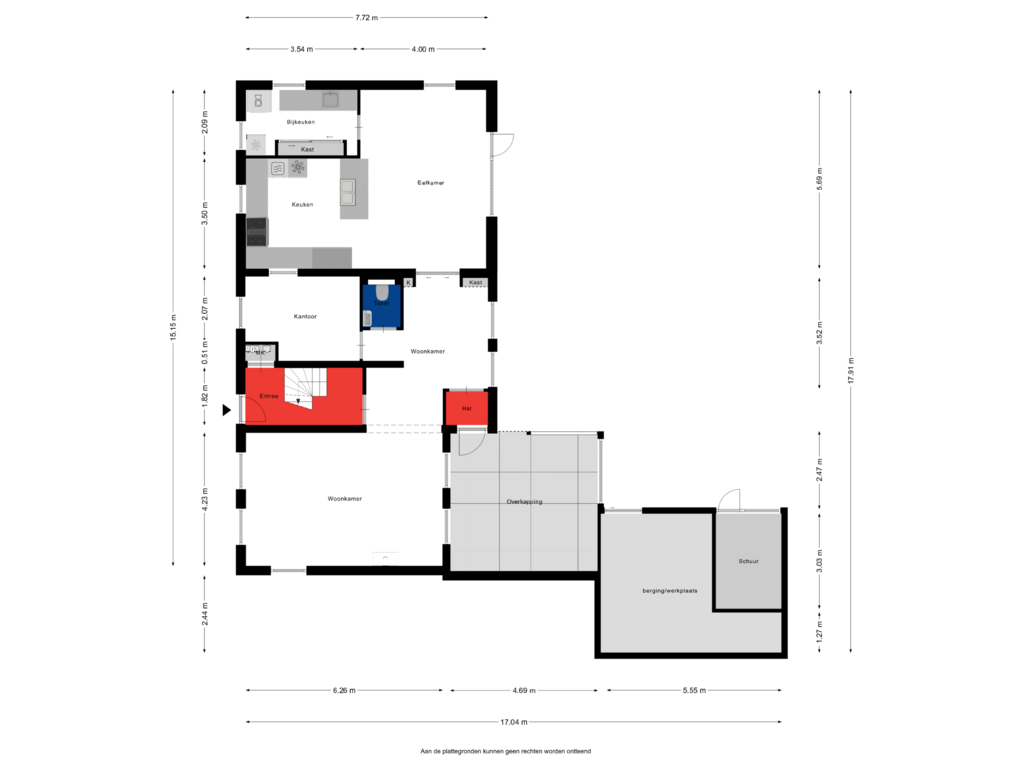 Bekijk plattegrond van Begane Grond van Vogelstraat 29