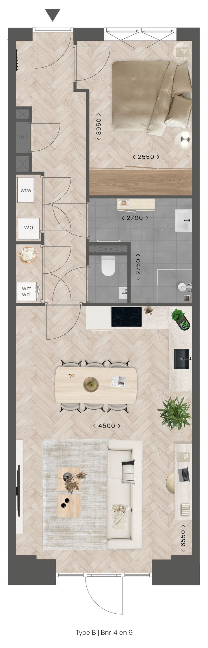 Foto 3 van Appartementen (Bouwnr. 9 Type B)