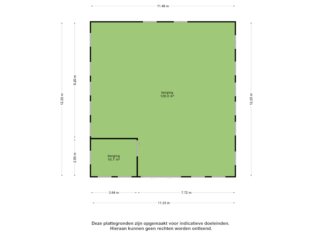 Bekijk plattegrond van Berging2 van Vaart Zz 114