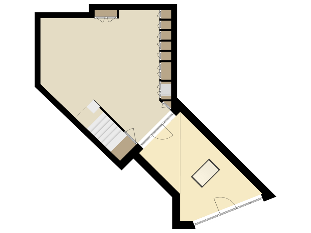 Bekijk plattegrond van Souterrain van Dorpsstraat 7