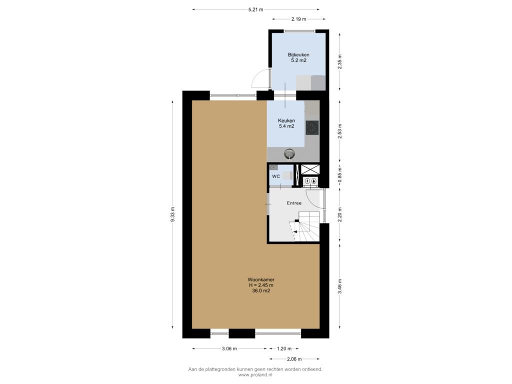 Bekijk plattegrond van Begane Grond van De Kamp 10