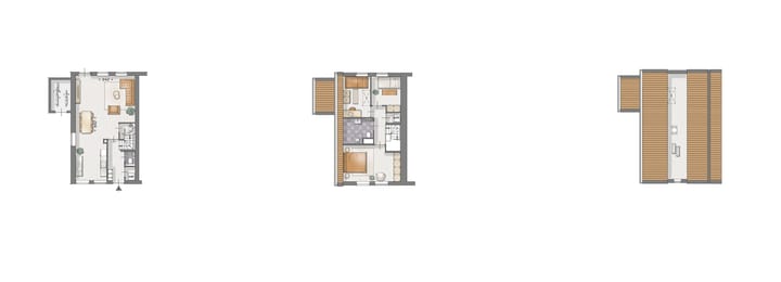 Foto 21 van drie-onder-een-kapwoningen (Bouwnr. 40)