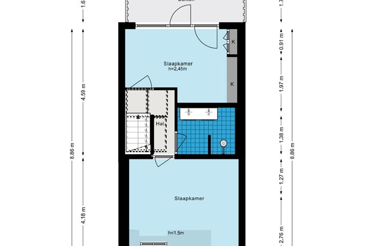 Bekijk foto 40 van Utrechtsedwarsstraat 107-3