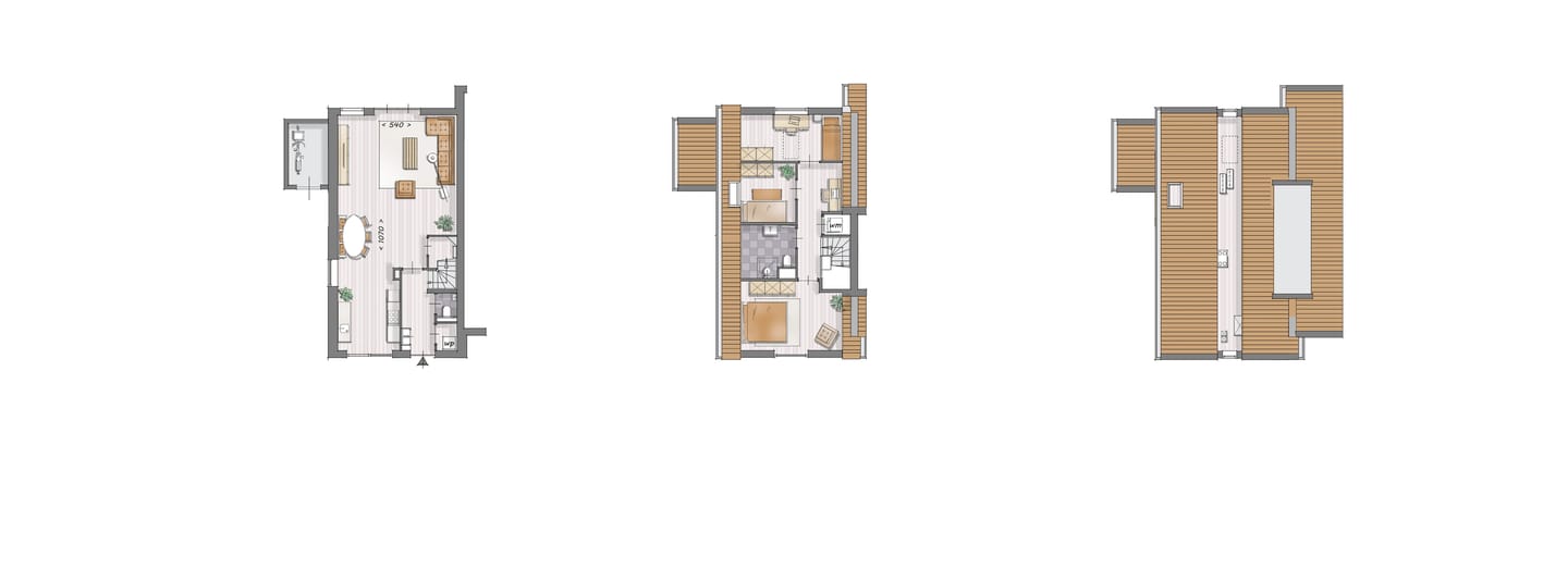 Foto 20 van twee-onder-een-kapwoningen (Bouwnr. 39)