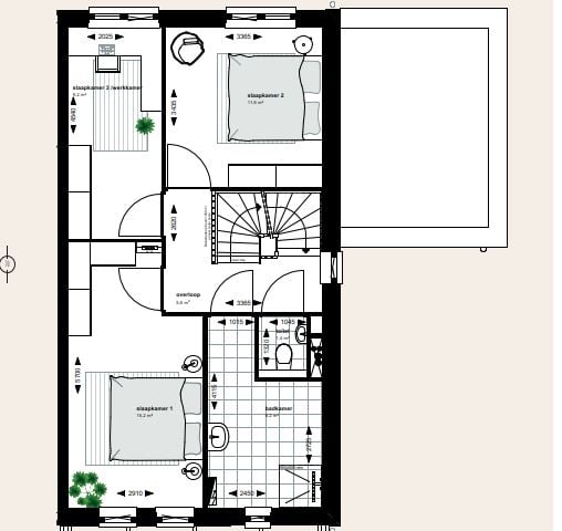 Bekijk foto 76 van Twee-onder-een-kapwoning (Bouwnr. 104)