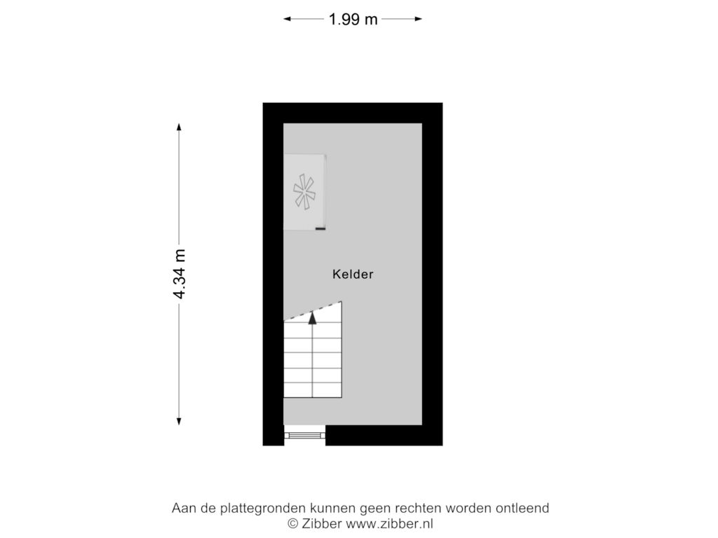 Bekijk plattegrond van Kelder van Woerdstraat 20