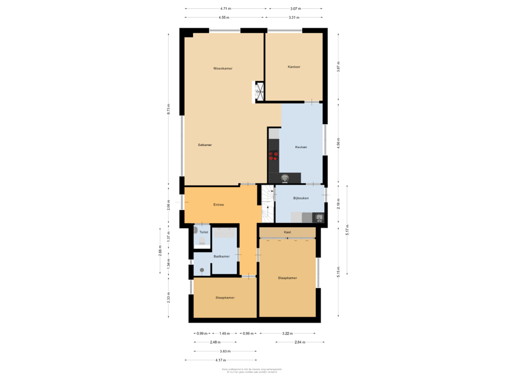 Bekijk plattegrond van Begane grond van Zomerweg 42