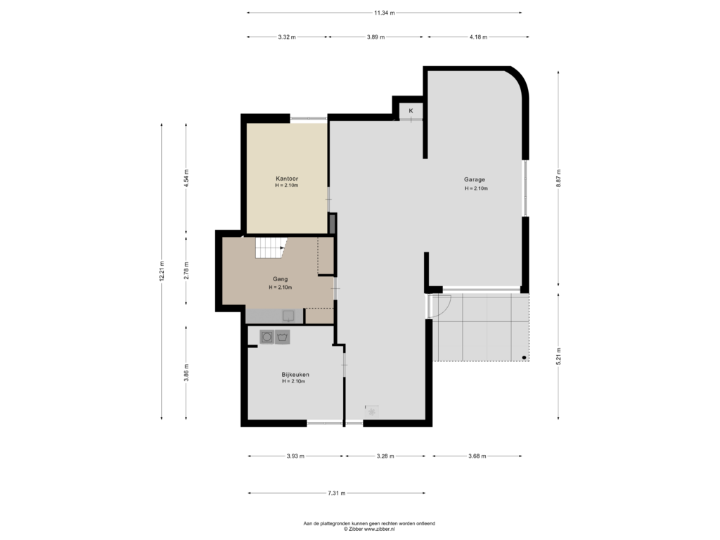 Bekijk plattegrond van Souterrain van Isaäc da Costastraat 81