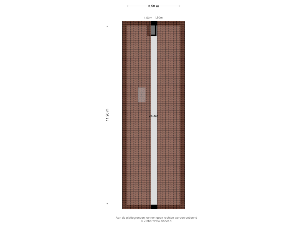 View floorplan of Tweede Verdieping of Oude Domburgseweg 28