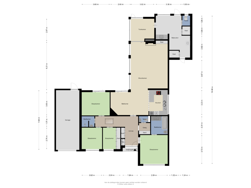 View floorplan of Appartement of Kerkakkers 25