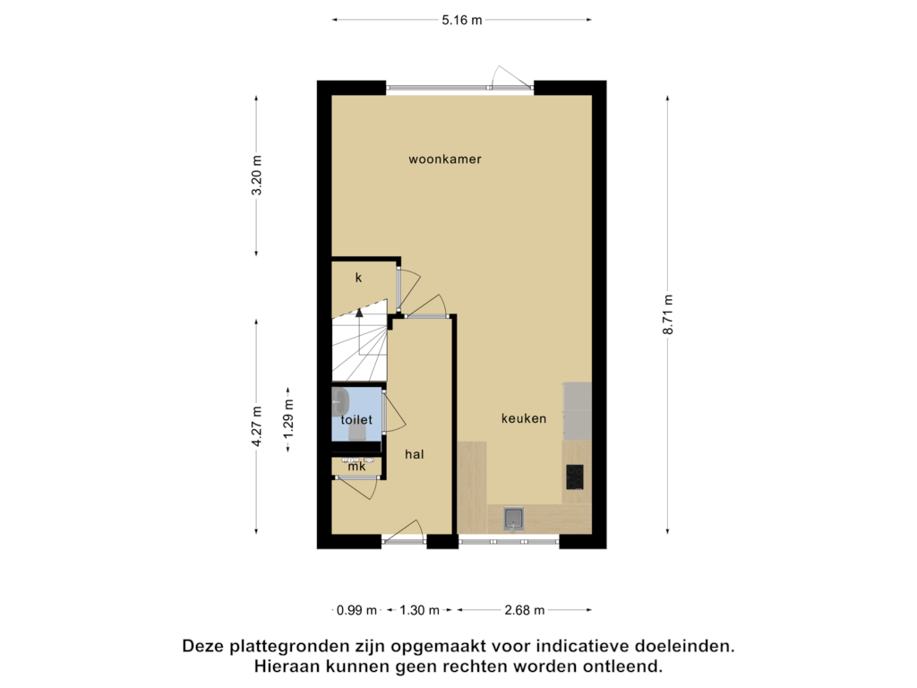 Bekijk plattegrond van Begane grond van Sportlaan 53