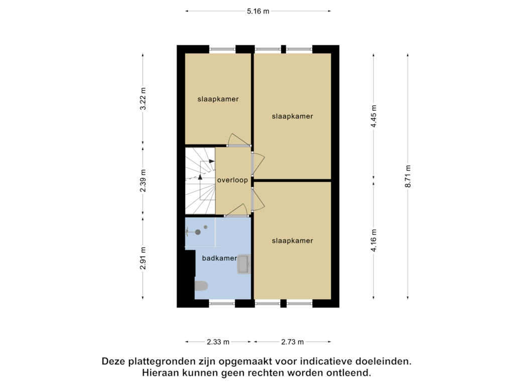 Bekijk plattegrond van 1e verdieping van Sportlaan 53