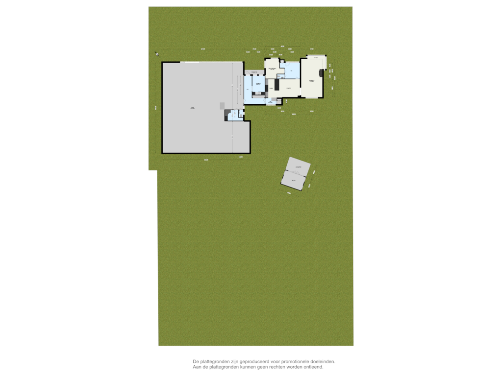 Bekijk plattegrond van Begane Grond inclusief Tuin van Albert van 't Hartweg 34