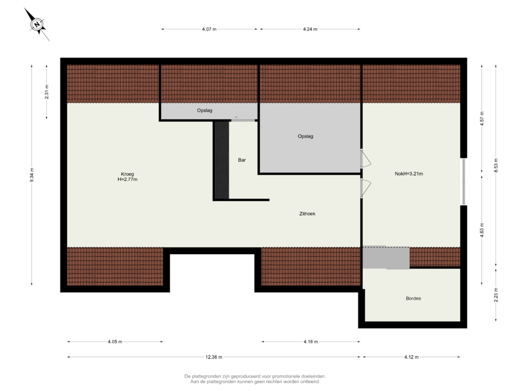 Bekijk plattegrond van Loods Verdieping 1 van Albert van 't Hartweg 34