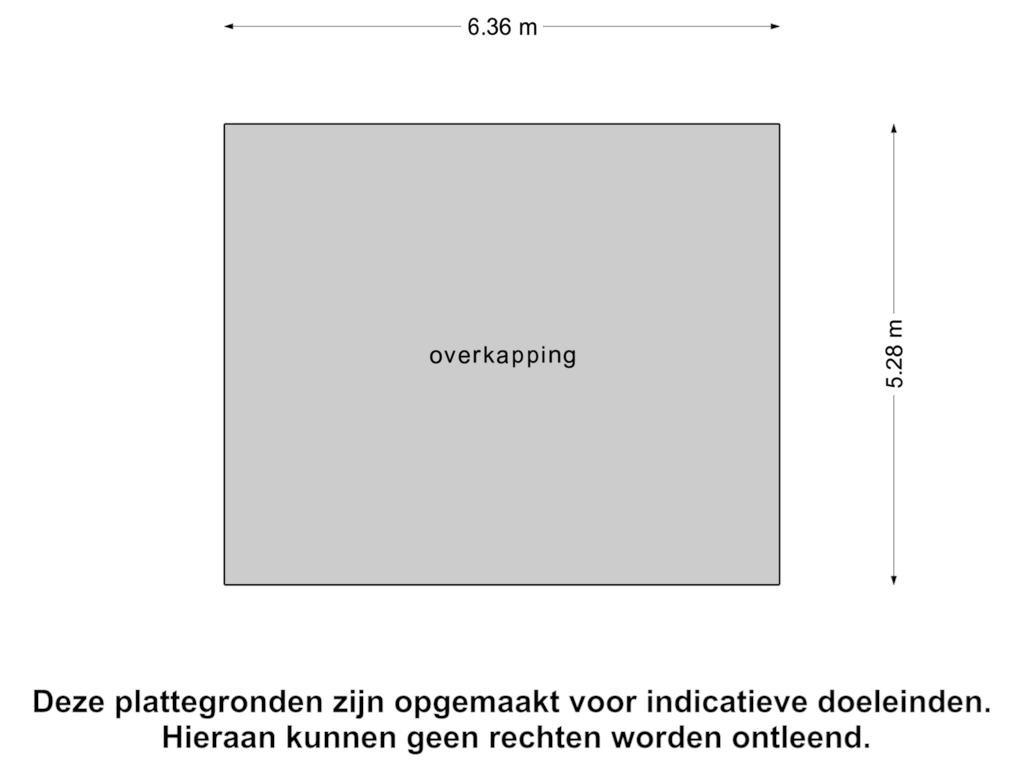 Bekijk plattegrond van Overkapping van Bourboomweg 44