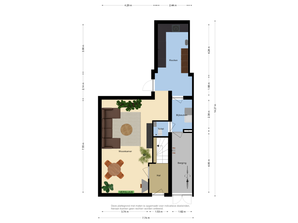 Bekijk plattegrond van First floor van Voorstraat 12