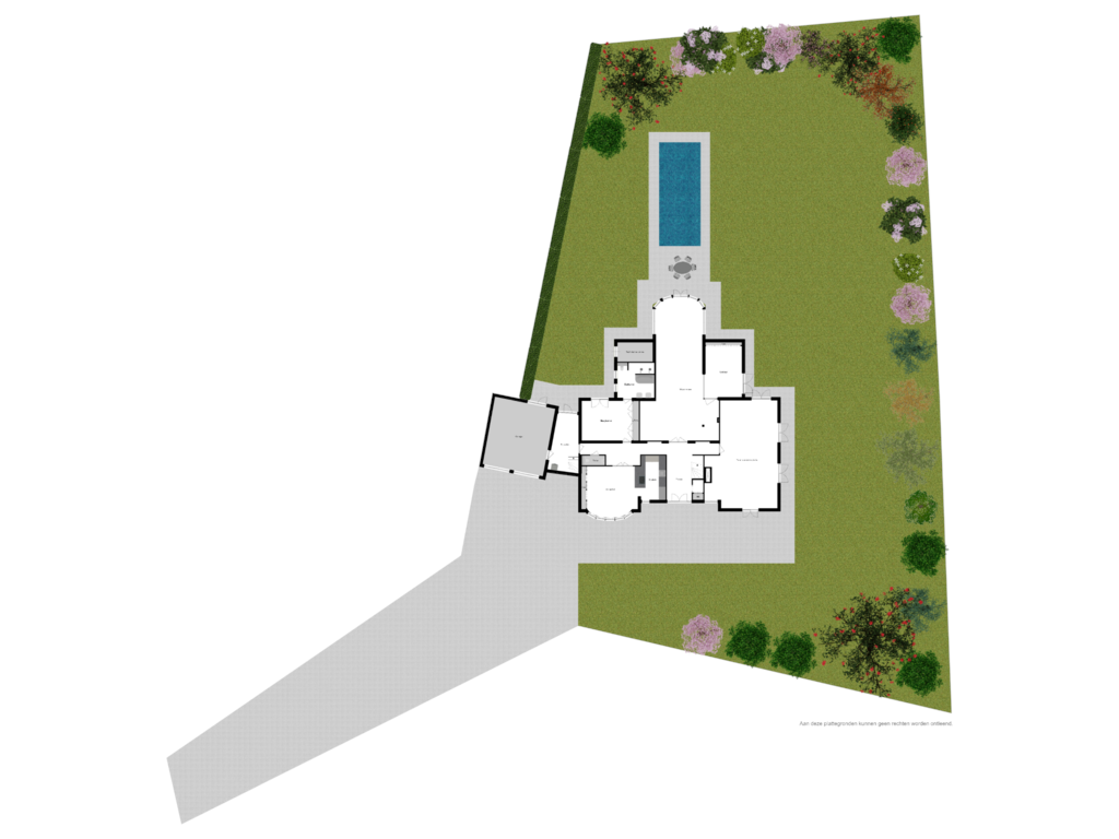 View floorplan of Begane grond met tuin of Kivitslaan 32