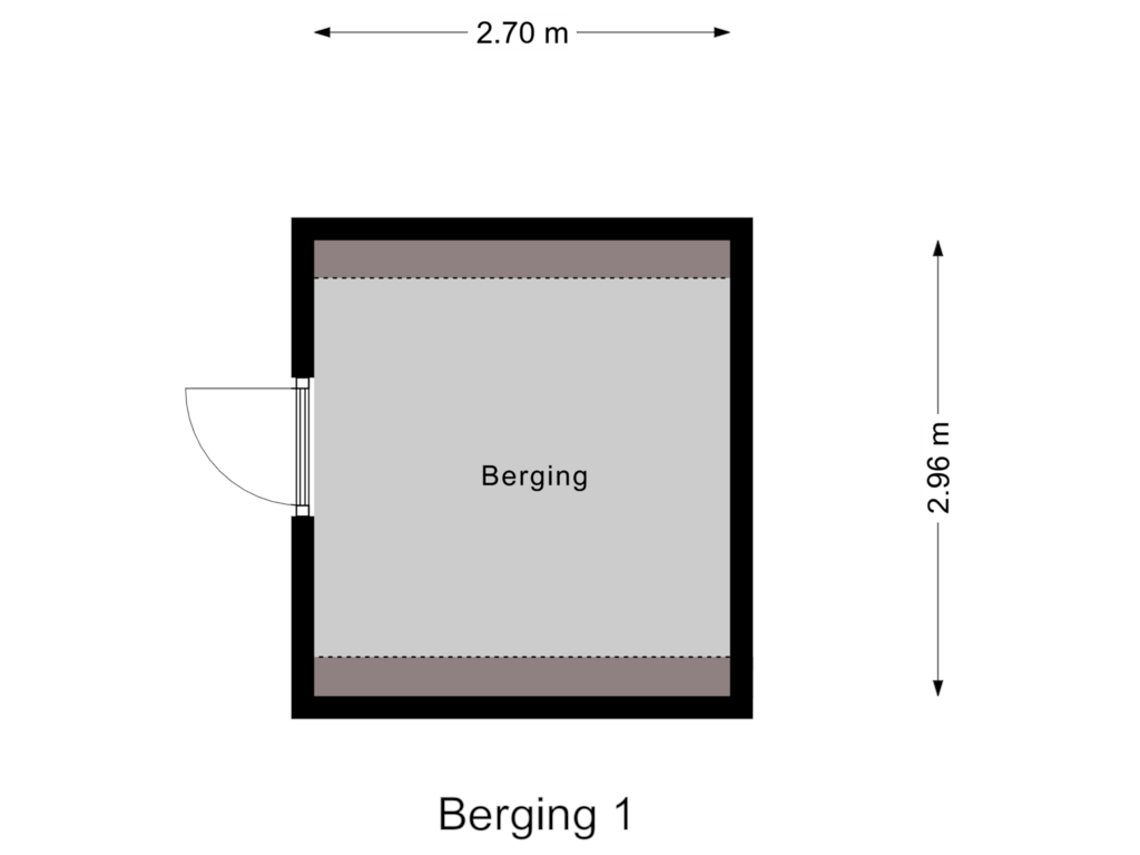 Bekijk plattegrond van Berging 1 van van Heemstraweg 61