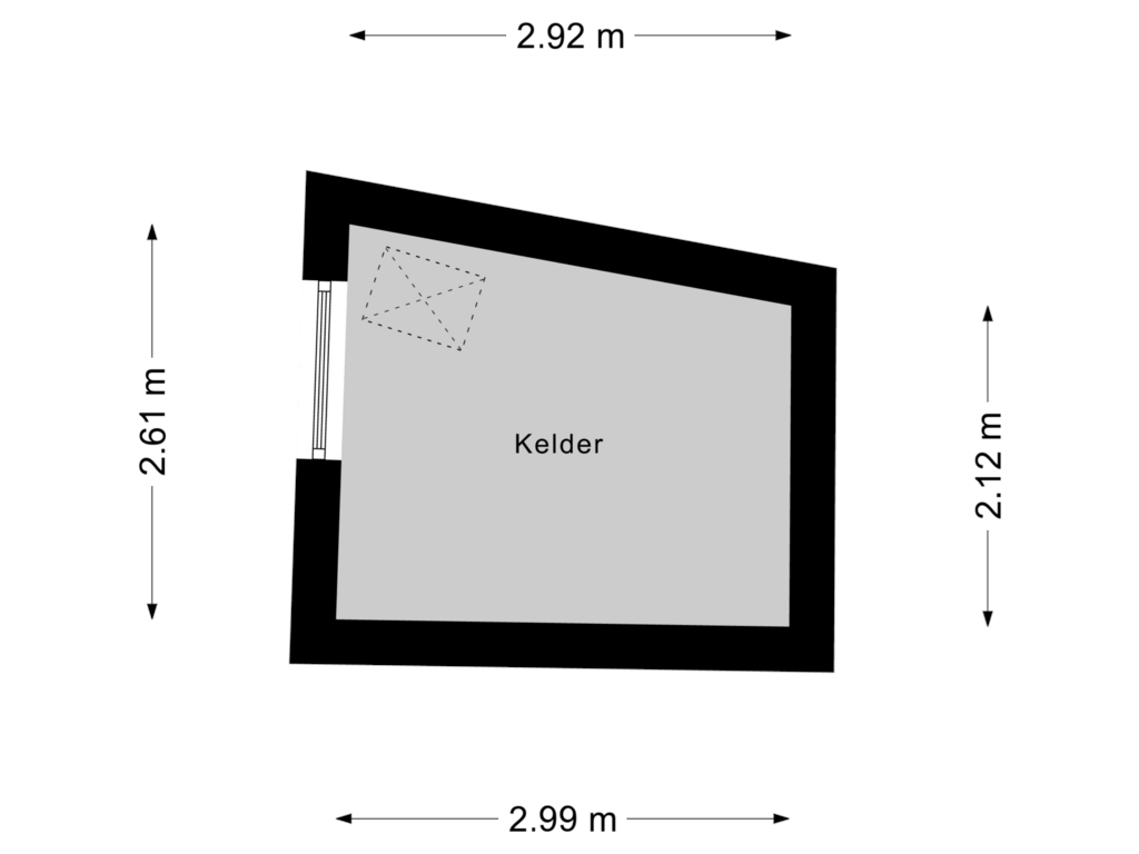 Bekijk plattegrond van Kelder van Varviksingel 198