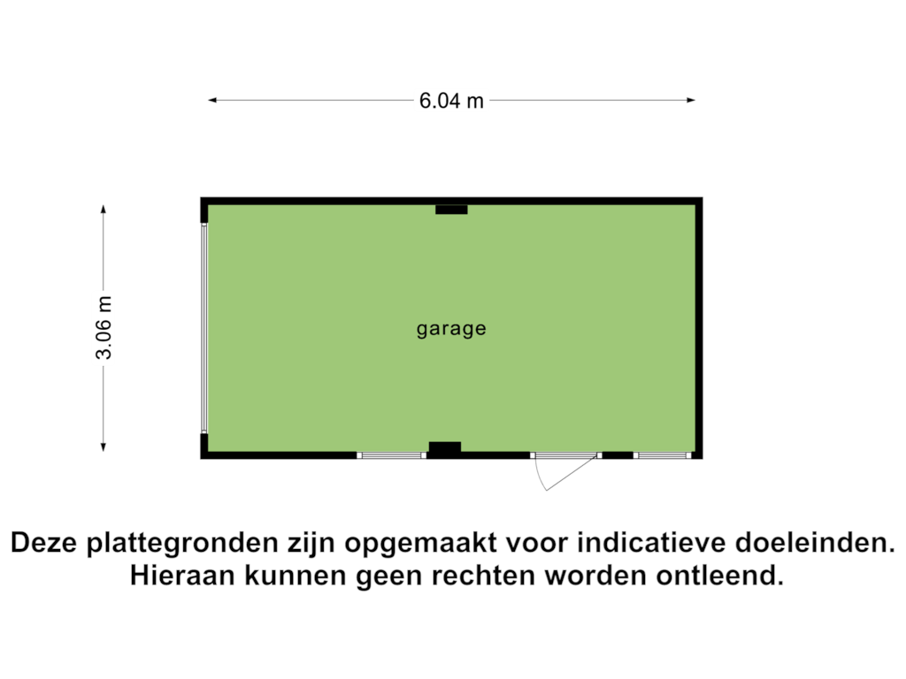 View floorplan of Garage of Oude Bogerd 14