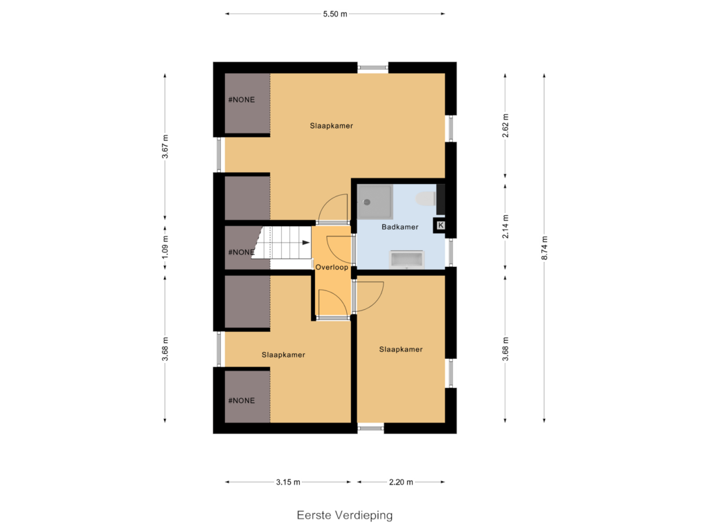 Bekijk plattegrond van Eerste Verdieping van De Heeren van 's-Gravensande 125