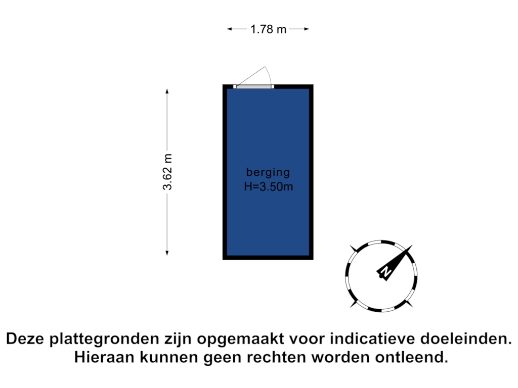 Bekijk plattegrond van Berging van Portugalkade 11