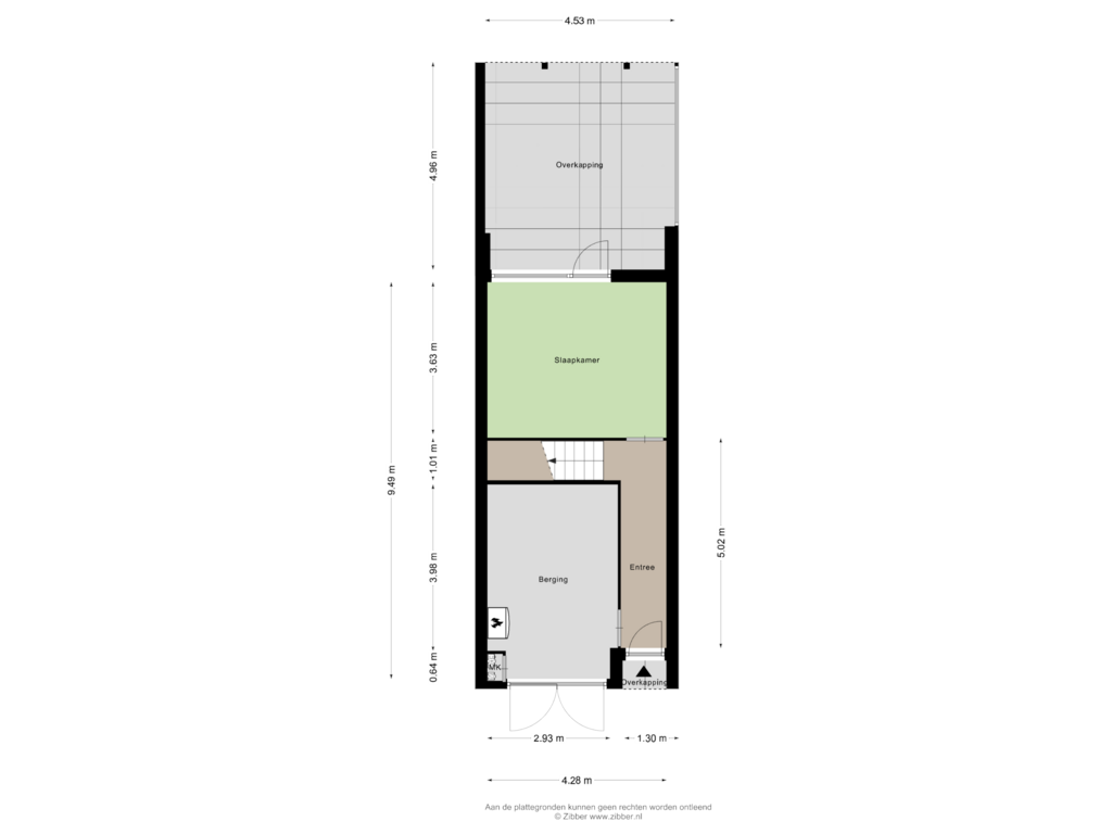 Bekijk plattegrond van Begane grond van Schepen Hillenstraat 2