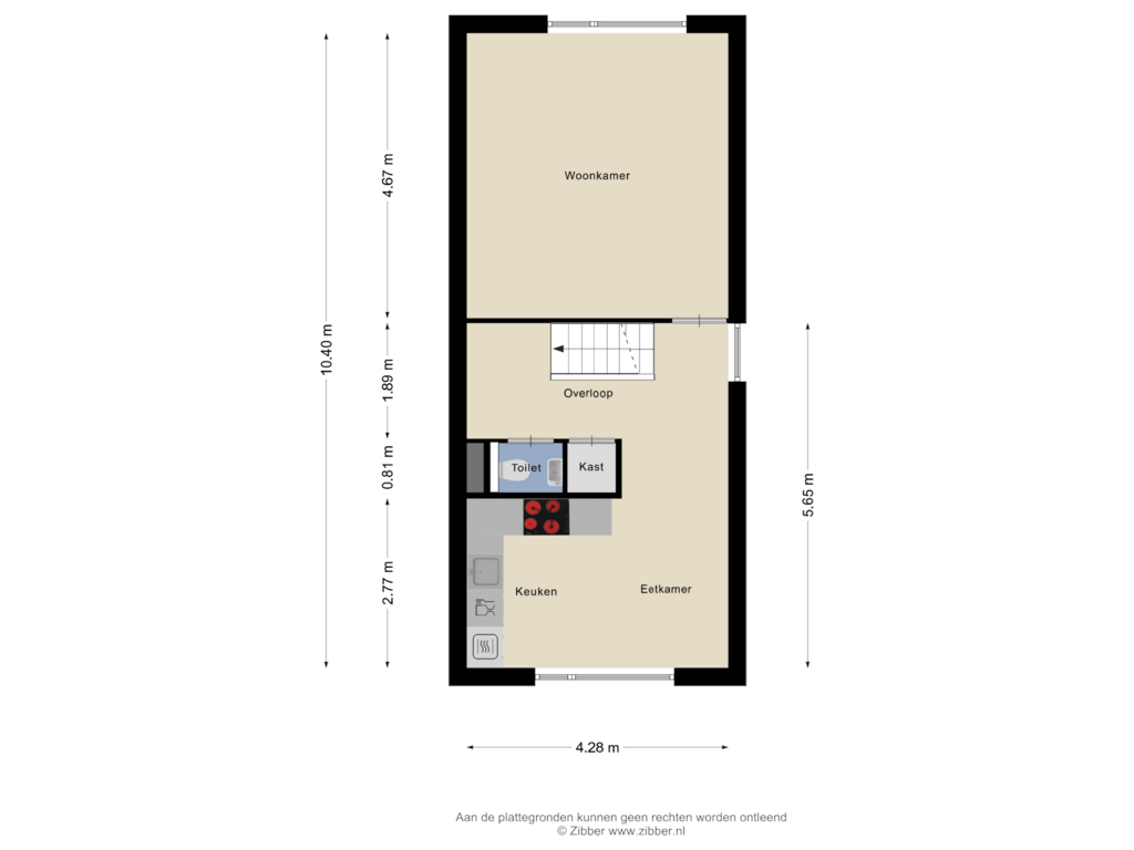 Bekijk plattegrond van Eerste verdieping van Schepen Hillenstraat 2