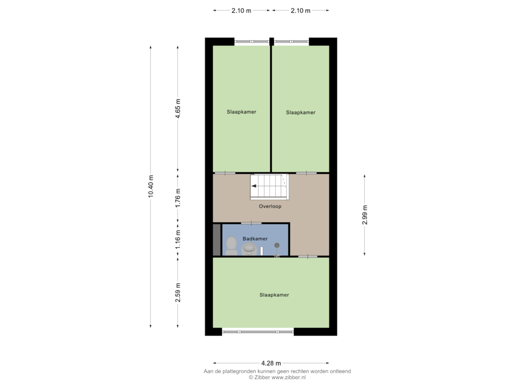 Bekijk plattegrond van Tweede verdieping van Schepen Hillenstraat 2