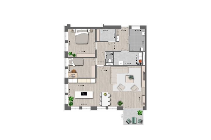 View photo 9 of Appartement type B (Bouwnr. 6)