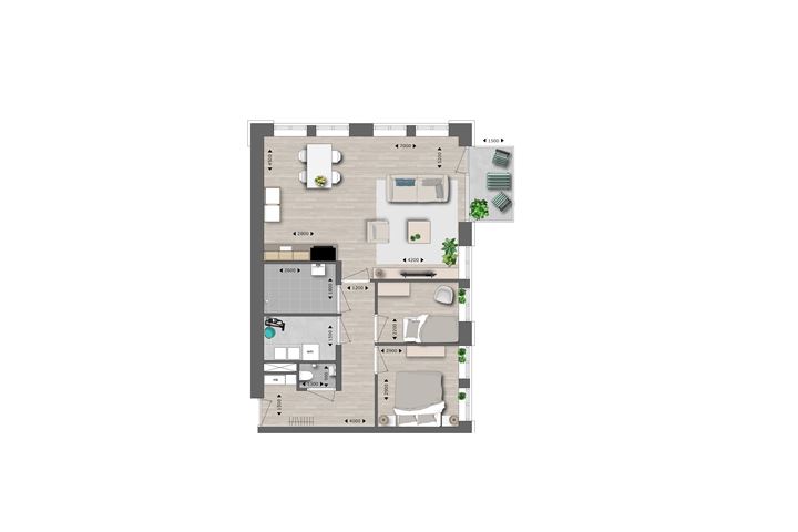 View photo 9 of Appartement type D (Bouwnr. 14)